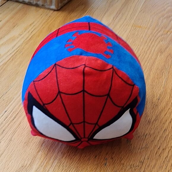 Disney Tsum Tsum Marvel Spiderman Fat Plushie Stuffed Animal Toy - Picture 3 of 12